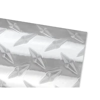 PA Vinyl Diamond Plate Specialty Permanent Vinyl, Silver