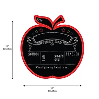 RoomMates Last or First Day of School Double-Sided Apple Chalkboard