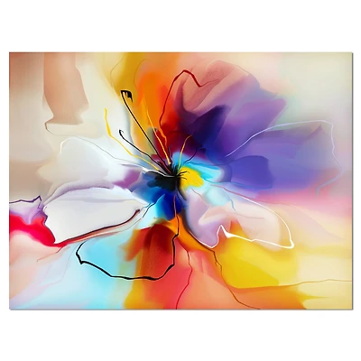 Designart - Creative Flower in Multiple Colors