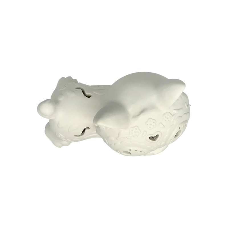 6.75" DIY LED Cat Ceramic Décor by Ashland®