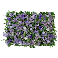 13" x 9" Mixed Floral & Grass Artificial Spring Mat