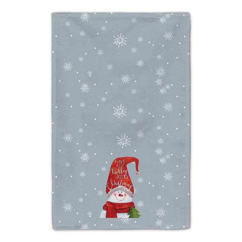 Holly Jolly Snowman Tea Towel, 2ct.