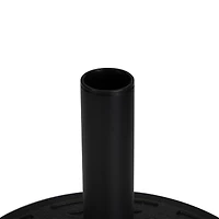 21lb. Black Flat Round Base Stand for Patio Umbrella