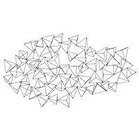 Black Geometric Modern Metal Wall Décor