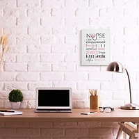 Stupell Industries Nurse Inspirational Description Healthcare Professional Gratitude Canvas Wall Art
