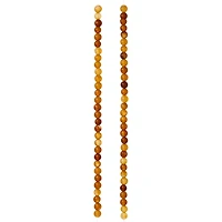 12 Pack: Yellow Agate Round Beads by Bead Landing™, 4mm