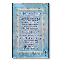 A Prayer For You Plaque with Easel & Hanger