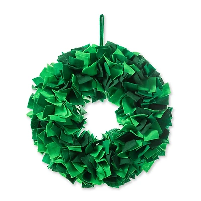 Glitzhome® 19.5" St. Patrick's Day Felt Wreath