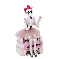 9" Book Stack Skeleton with Makeup Tabletop Décor by Ashland®