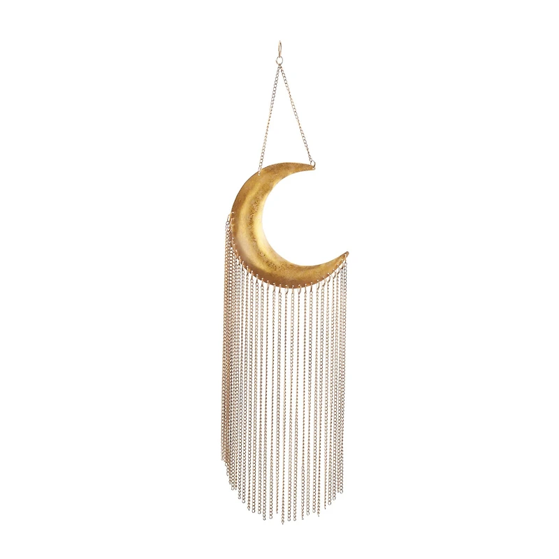 Gold Iron Glam Windchime, 30" x 8"