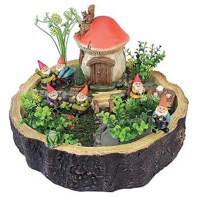 Design Toscano 3.5" Tiny Forest Friends Gnome Garden Statue