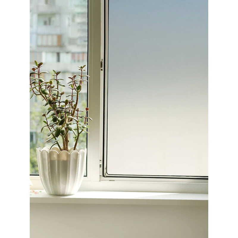 Fablon Transparent White Self Adhesive Window Film