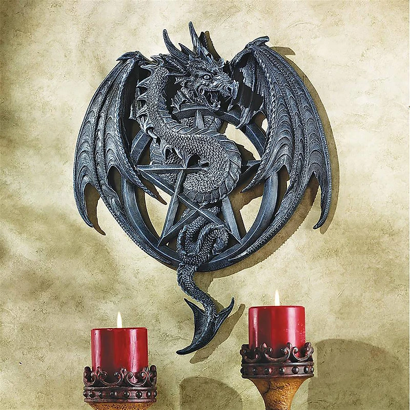 Design Toscano The Dragons Pentacle Wall Sculpture