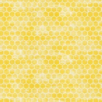 Yellow Honeycomb Cotton Fabric Bundle by Loops & Threads™