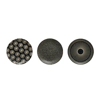 Hello Honey® 5" Blue Round Stoneware Plate Set