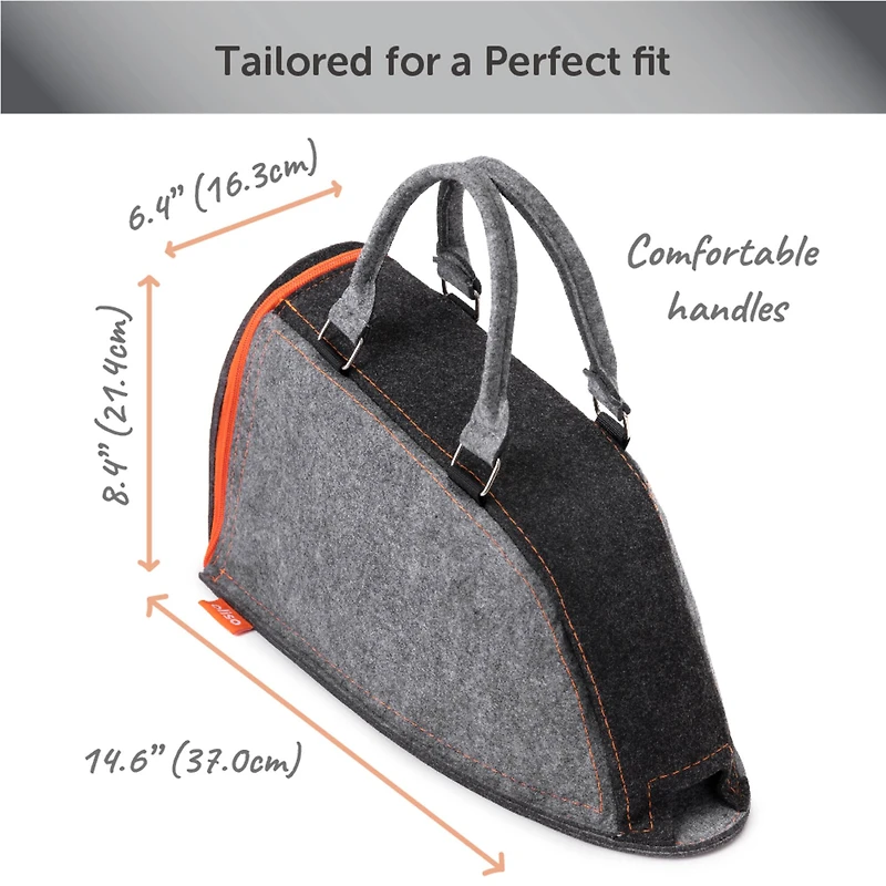 Oliso large Carry Bag for Irons Gray / Orange