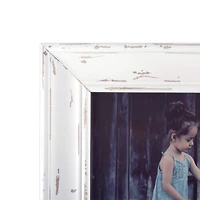 DII® White Distressed 8" x 10" Picture Frame