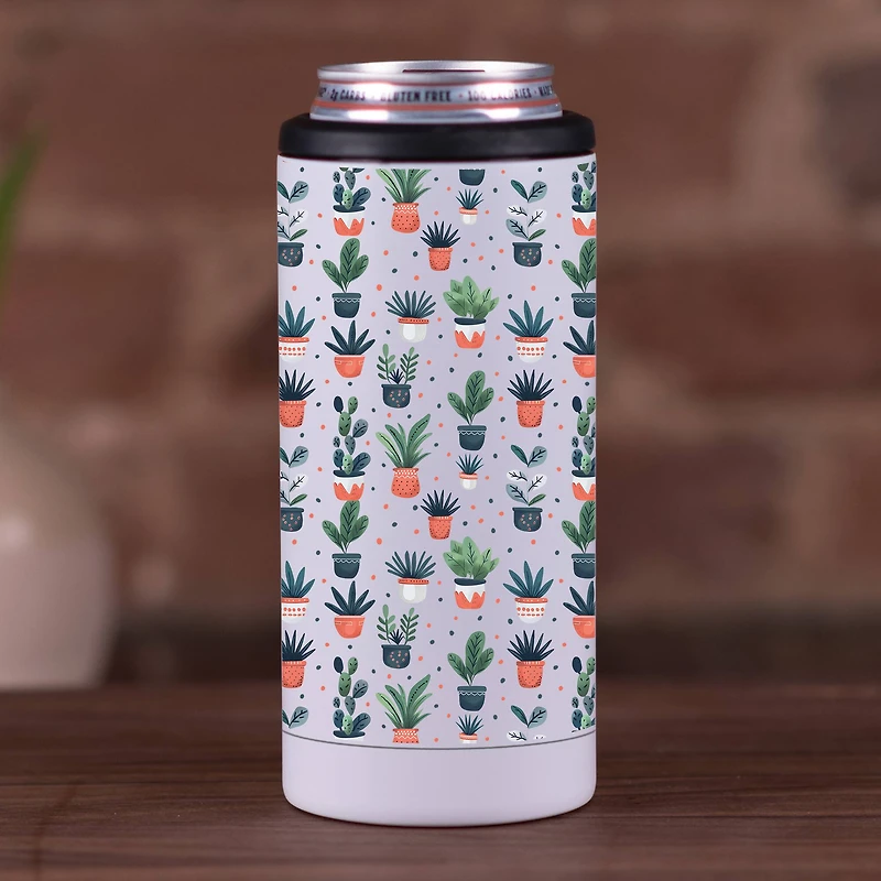 Houseplant Pattern 12oz. Koozie