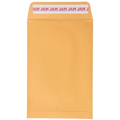 JAM Paper 6" x 9" Brown Kraft Manila Open End Catalog Envelopes