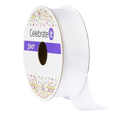 7/8" x 15yd. Sheer Ribbon by Celebrate It® 360°™