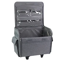Everything Mary Heather Gray Sewing Machine Rolling Case