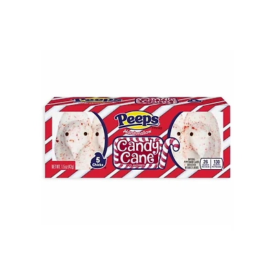 PEEPS® Candy Cane Flavored Marshmallow Chicks, 5ct.