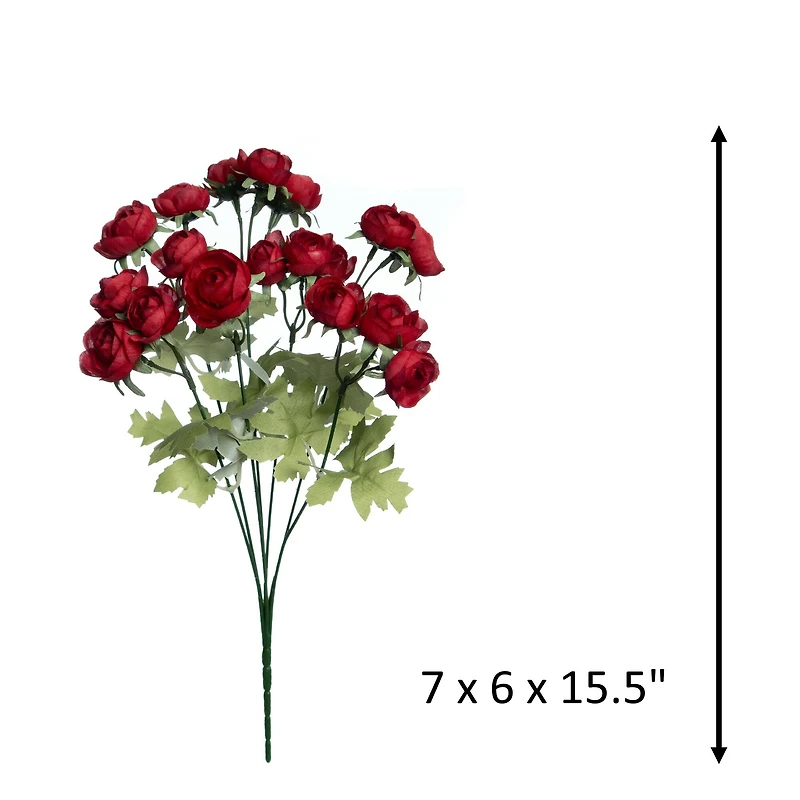 15.5" Mini Ranunculus Bush by Ashland