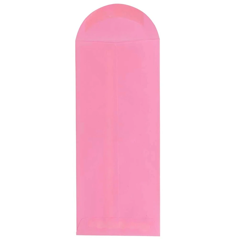 JAM Paper 4.75" x 11" Ultra Pink Business Envelopes, 25ct.