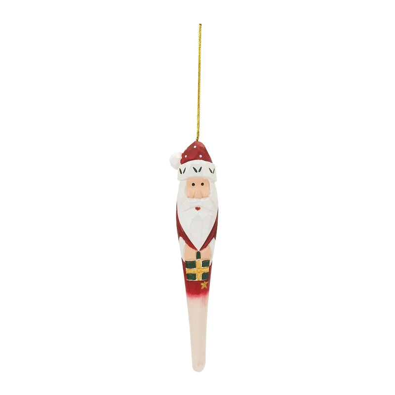 12ct. Santa Drop Ornament