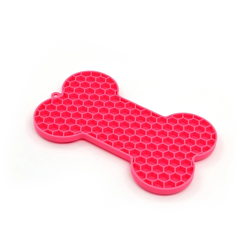 7" Bone Pet Lick Mat by Fab Finds