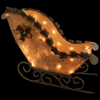 39" Ivory & Gold Sleigh Outdoor Christmas Décor