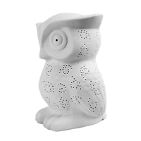 Simple Designs Porcelain Wise Owl Shaped Animal Light Table Lamp