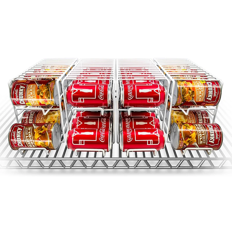 Sorbus 18" White Canned Beverage Dispenser Rack