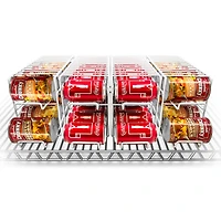 Sorbus 18" White Canned Beverage Dispenser Rack