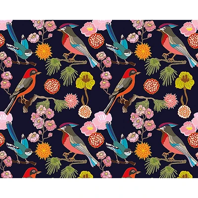Ohpopsi Floral Birds Wall Mural