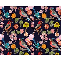 Ohpopsi Floral Birds Wall Mural