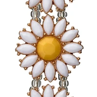 12 Packs: 3 ct. (36 total) Daisy Metal & Resin Sliders, 26mm by Bead Landing™