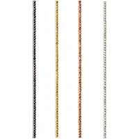 12 Pack: Metal Faceted Rondelle Beads, 3mm by Bead Landing®