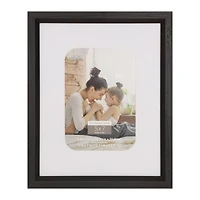 Expressions™ 5" x 7" White & Black Frame with Mat by Studio Décor®