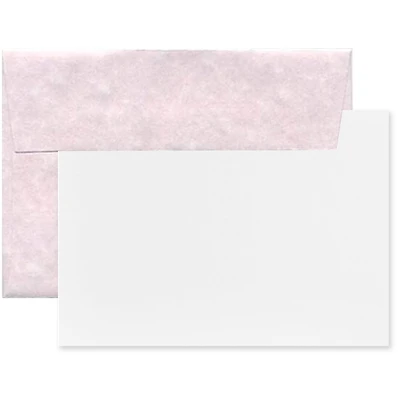 JAM Paper A1 Orchid Purple Parchment Personal Stationery Set, 100ct.