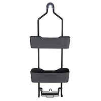 Bath Bliss Gray Aluminum Shower Caddy