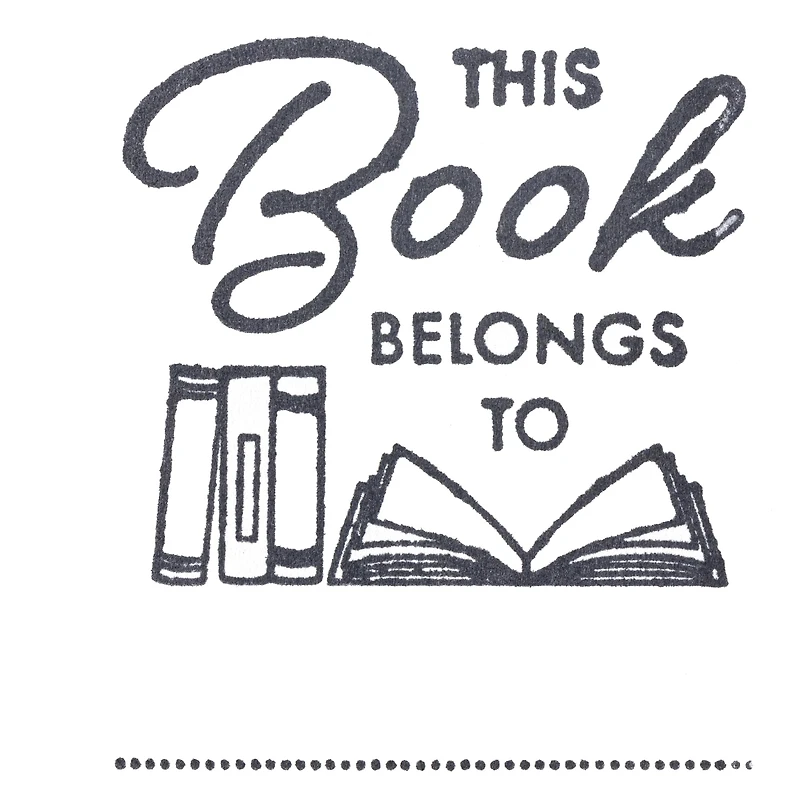 This Book Belongs To Wood Stamp by Recollections®