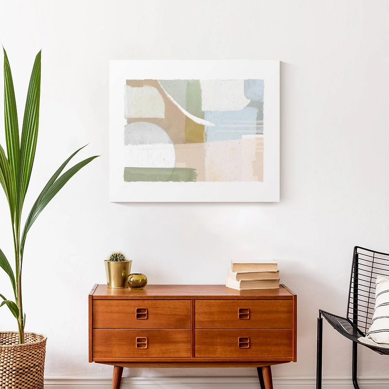 Pastel Modern Abstract 24" x 20" Canvas Wall Art