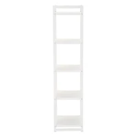 Household Essentials Jamestown 59" 5-Shelf Narrow Bookshelf
