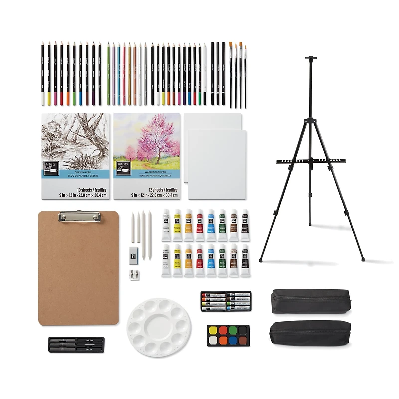 Mixed Media Studio Easel Art Set by Artist's Loft™