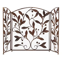 Metal Eclectic Fireplace Screen