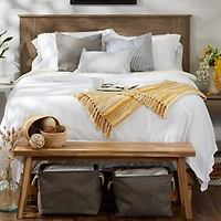 DII® Honey Gold Braided Stripe Throw