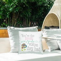 Stupell Industries The Mom Everyone Wishes For, The Mom Everyone Wishes For Outdoor Printed Pillow