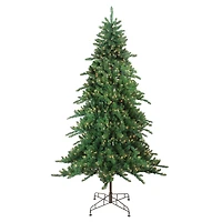 7.5ft. Pre-Lit Eden Spruce Artificial Christmas Tree, Clear Lights
