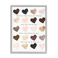 Stupell Industries Only Love Can Famous MLK Quote Wall Art in Gray Frame